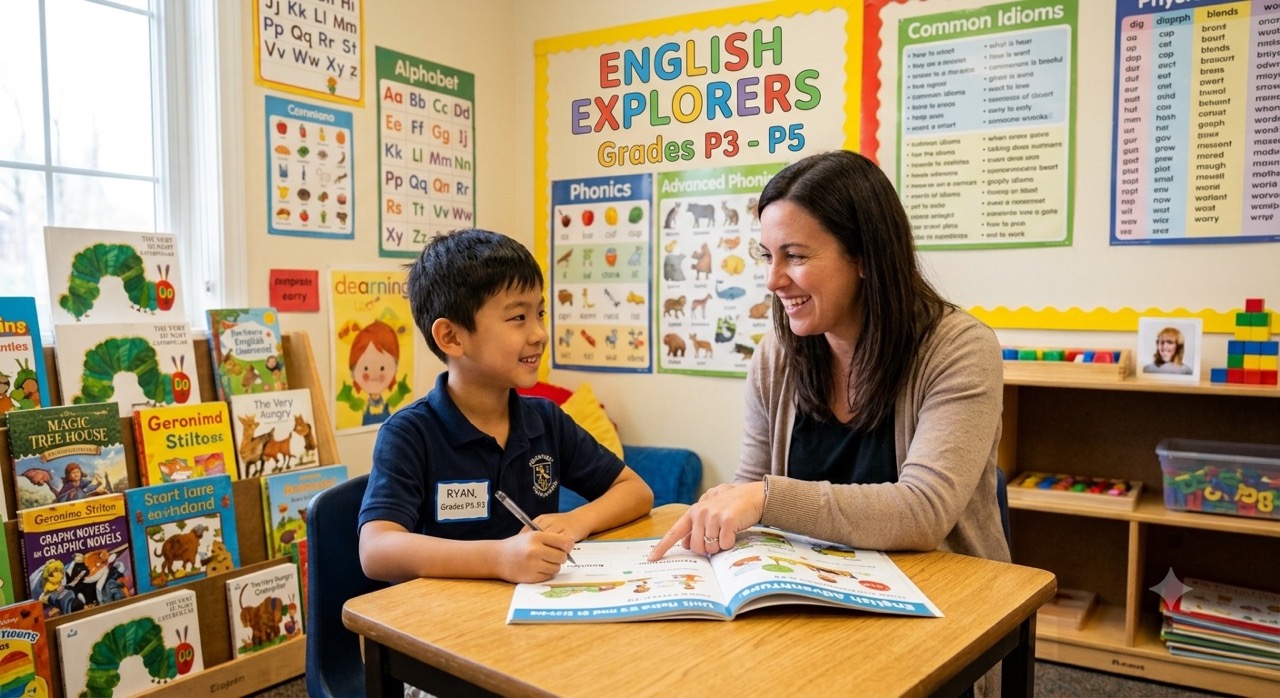 Private English Classes Grade 3 to 5 - 90 Mins