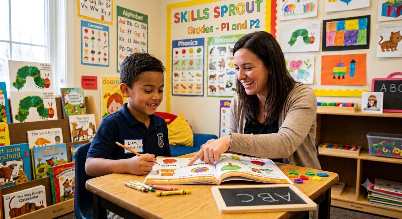 Private English Classes Grade 1 and 2 - 90 Mins